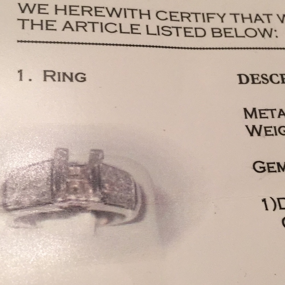 Diamond and pearl ring - Picture 4 of 5